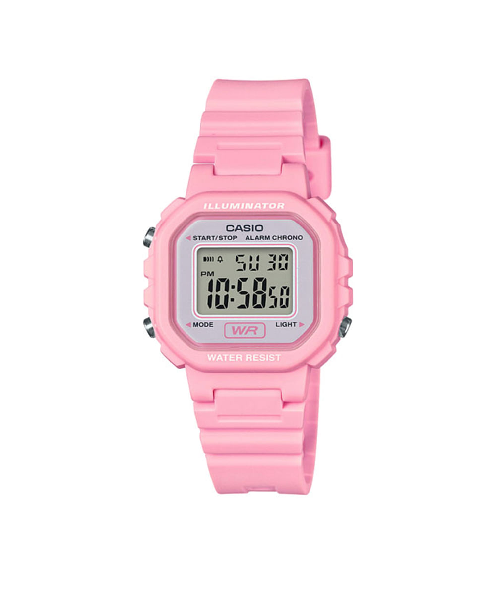 Relógio casio digital LA20WH4A1DF rosa