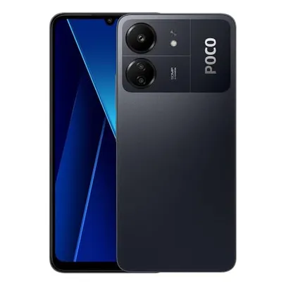 Smartphone Xiaomi POCO C65 com 8GB de RAM, 256GB de armazenamento, processador Helio G85 Octa Core, bateria de 5000mAh e tela de 6,74 90Hz HD.