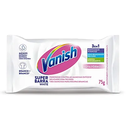 [Rec] Vanish Tira Manchas Em Barra White 75G Para Roupas Brancas