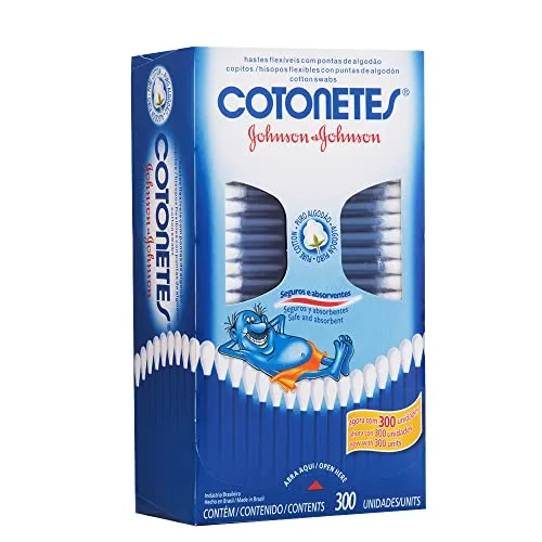 [Rec/+ por -R$8,99] Cotonetes Hastes Flexíveis,300un