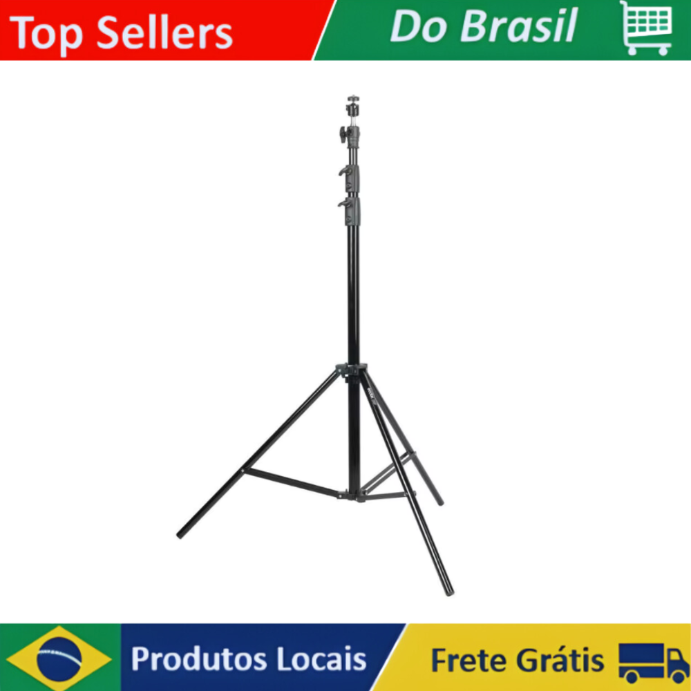 (Moedas 9,58) Tripé Ring Light 1.6m Preto Estudio de Fotografia Foto Digital Influencer - AliExpress 44