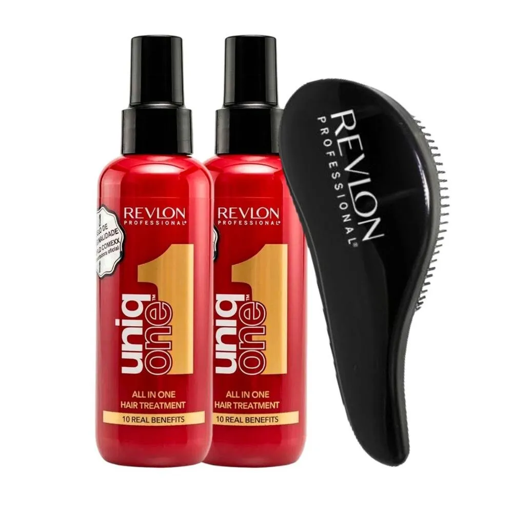 Kit Revlon DUO Leave In Uniq One 150ml + Presente ÚNICO