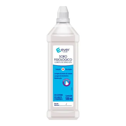 [ LEVE 3 PAGUE 2 ] Soro Fisiológico Ever Care com Bico Dosador 500ml