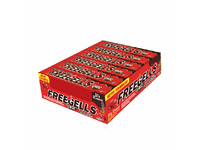 Bala Freegells Drops C/12 Sabores