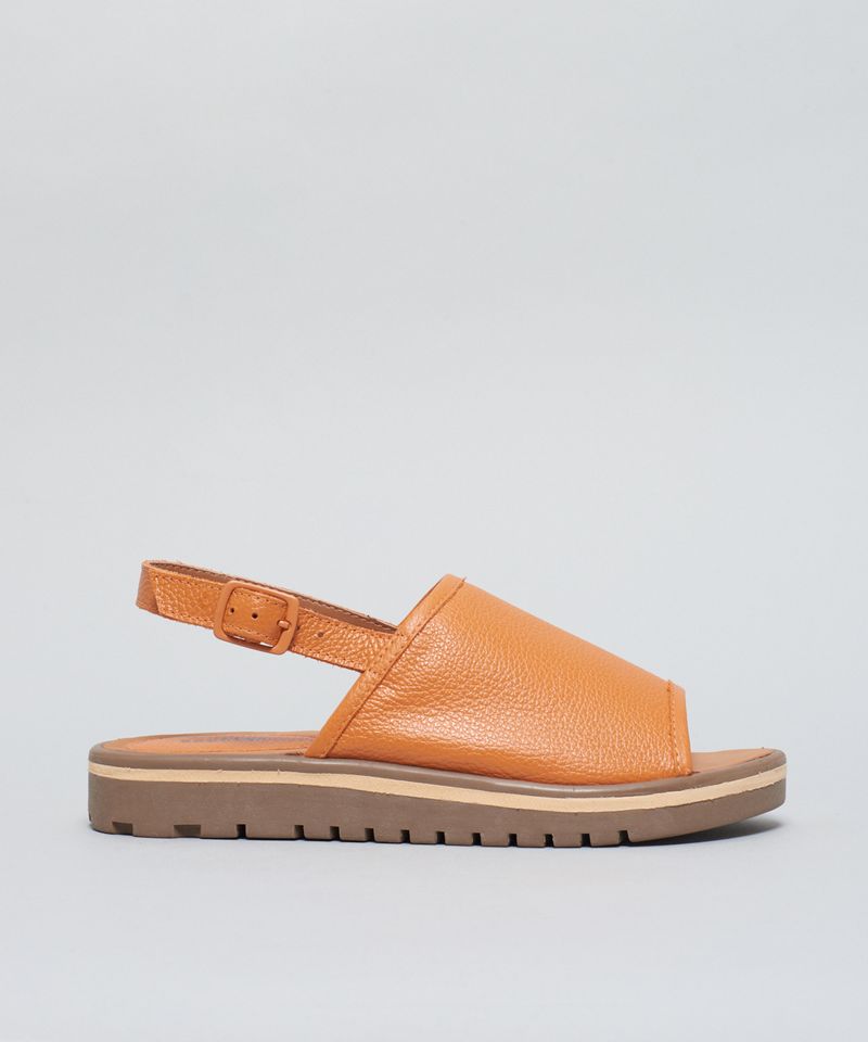 Rasteira Tratorada Priscila - Cenoura 37 - cenoura