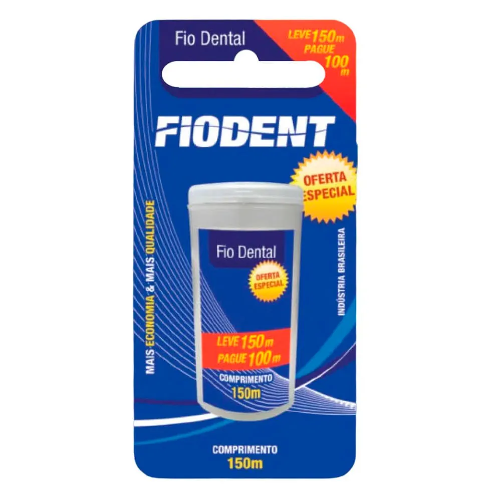 Fio Dental Fiodent Leve 150 m Pague 100 m