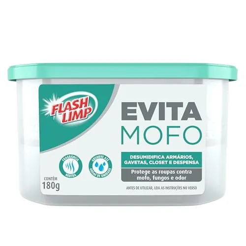Anti Mofo Para Armários Guarda Roupa 180g Desumidificador