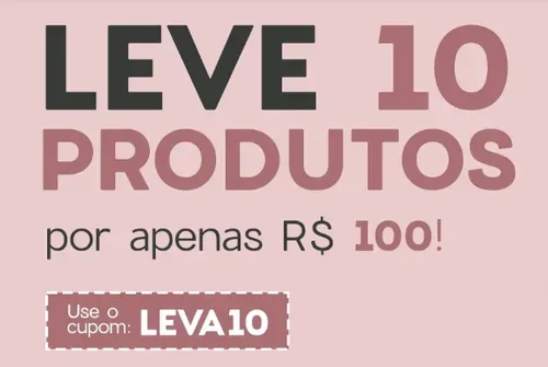 Leve 10 itens Oceane por R$ 100