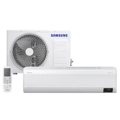 Ar-condicionado Split Inverter Samsung WindFree Connect Sem Vento 12.000 BTUs Frio - AR12CVFAMWKNAZ | Branco - 220V