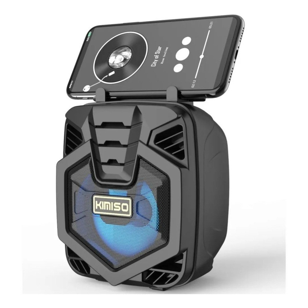 (MOEDAS R$ 14) Mini Caixa De Som Portátil Wireless Bluetooth Rádio FM Kimiso