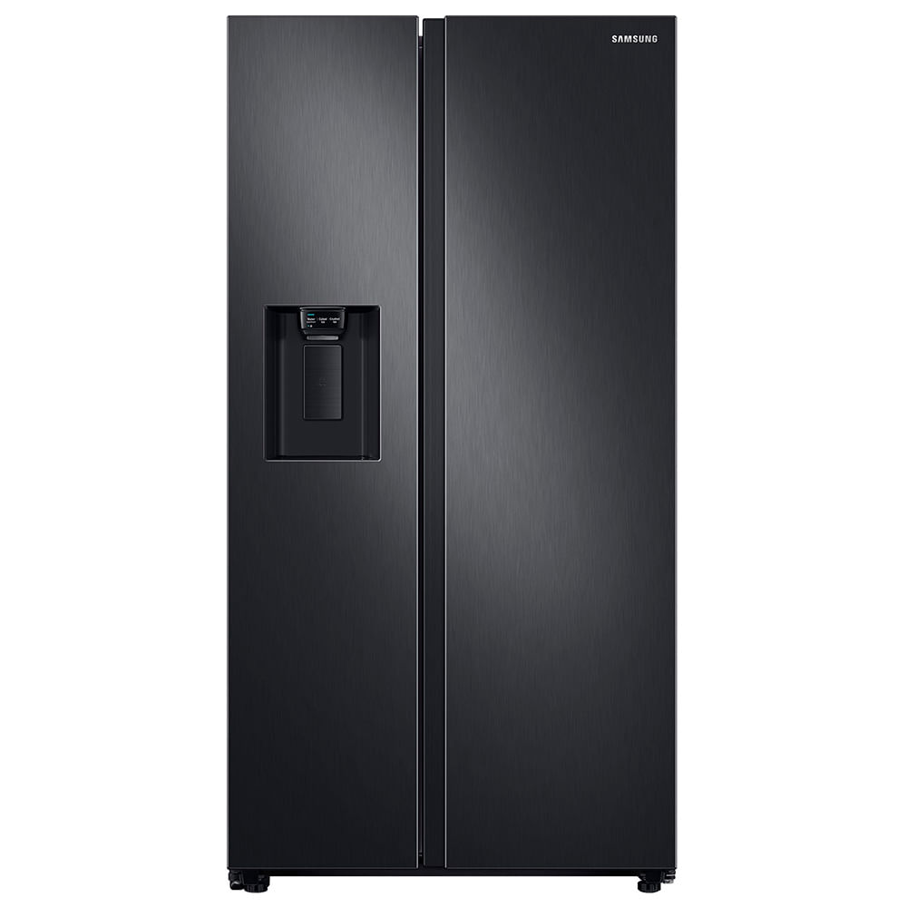 Refrigerador Samsung Side By Side RS60 Inverter 602 Litros Black Inox 110V