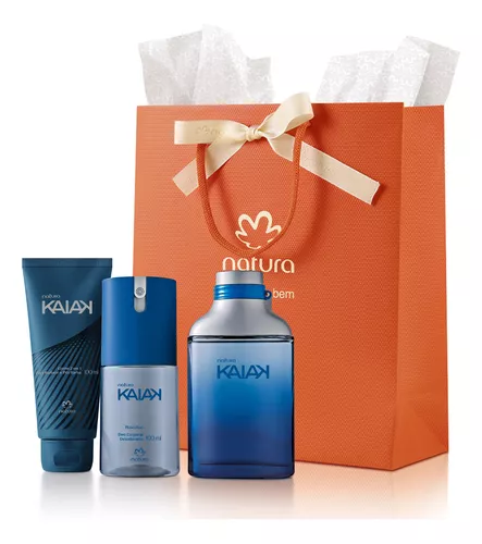 Presente Kit Kaiak Clássico Natura Tradicional Masculino Original