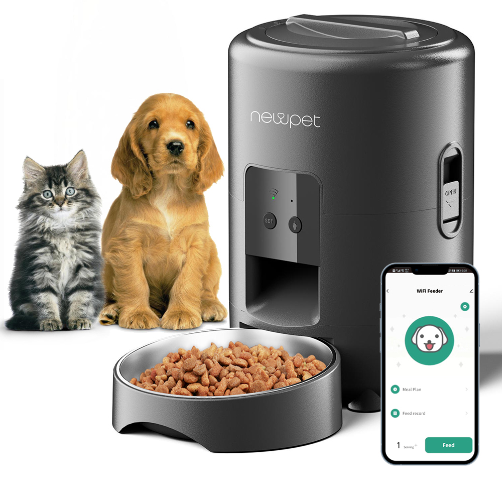[Do brasil] Alimentador Automático Wi-Fi 2L Gatos/Cães Newpet