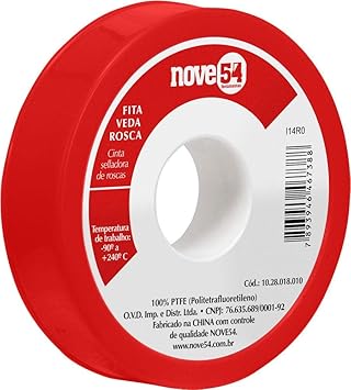 Fita Veda-rosca 12 Mm X 20 M Nove54 Nove 54