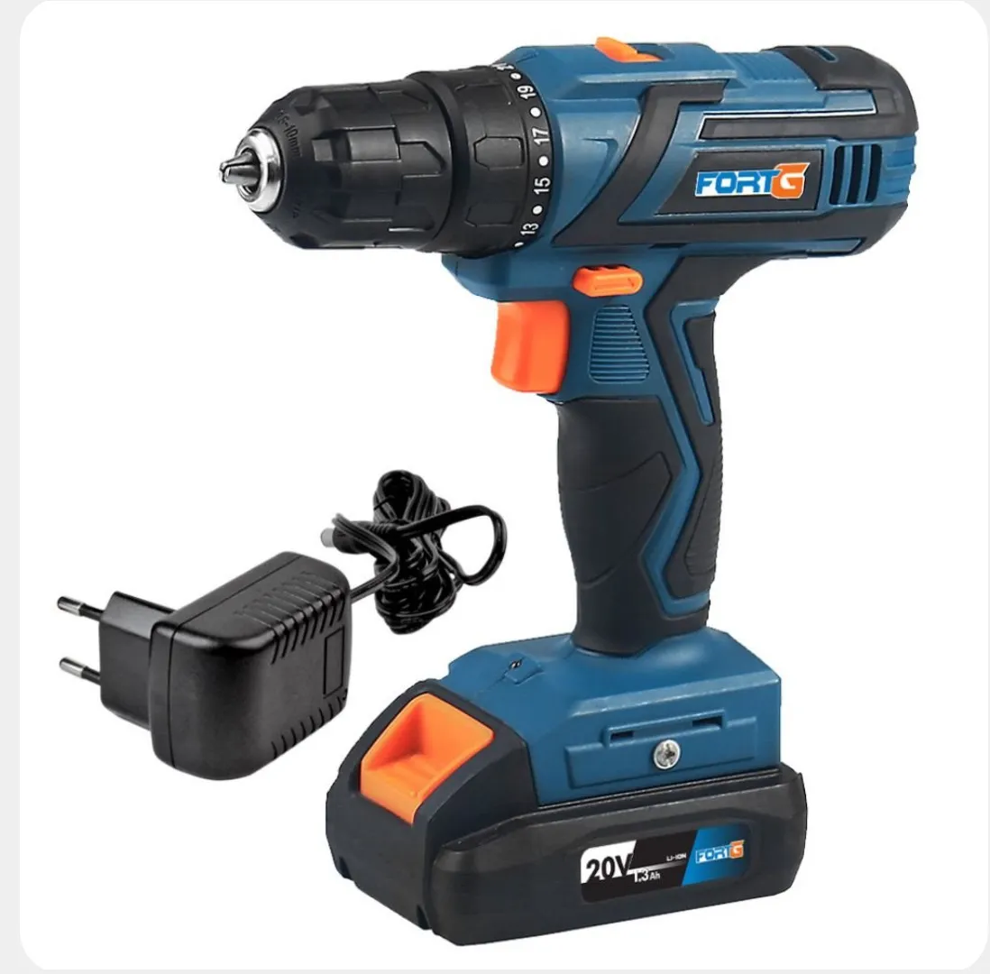 Parafusadeira Furadeira 20V Max Lítio 3/8 com Carregador FortG Pro