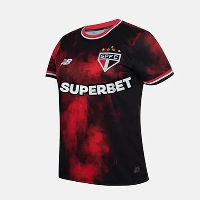 Camisa New Balance NB SPFC 2024 Comemorativa Torcedor C/P, Feminino, M