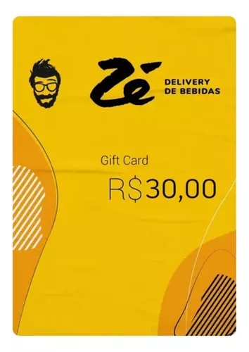 Zé Delivery Gift Card De R$30
