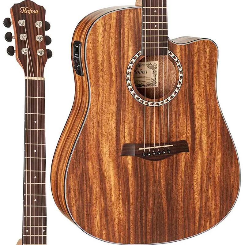 Violão Elétrico Hofma HMF280 STNT Folk Cutway
