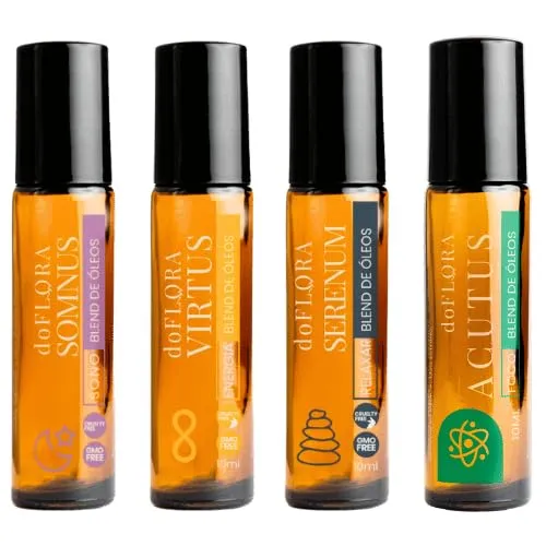 Kit 4 Blend Naturais - Foco, Energia, Relaxamento e Sono Restaurador | Transforme Seu Dia