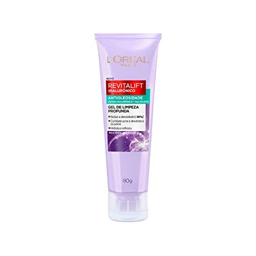 [Rec] L'Oréal Paris Gel de Limpeza Antioleosidade Revitalift Hiaurônico, 80g