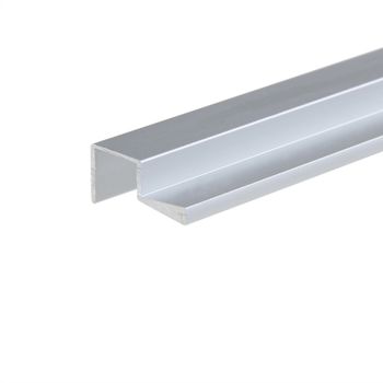 Perfil Puxador Alumínio M0618 18mm Jateado 3m Leo