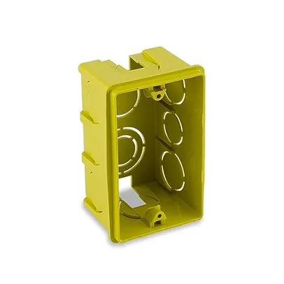 Force Line - Caixa de luz, 4X2 RETANGULAR, Amarela