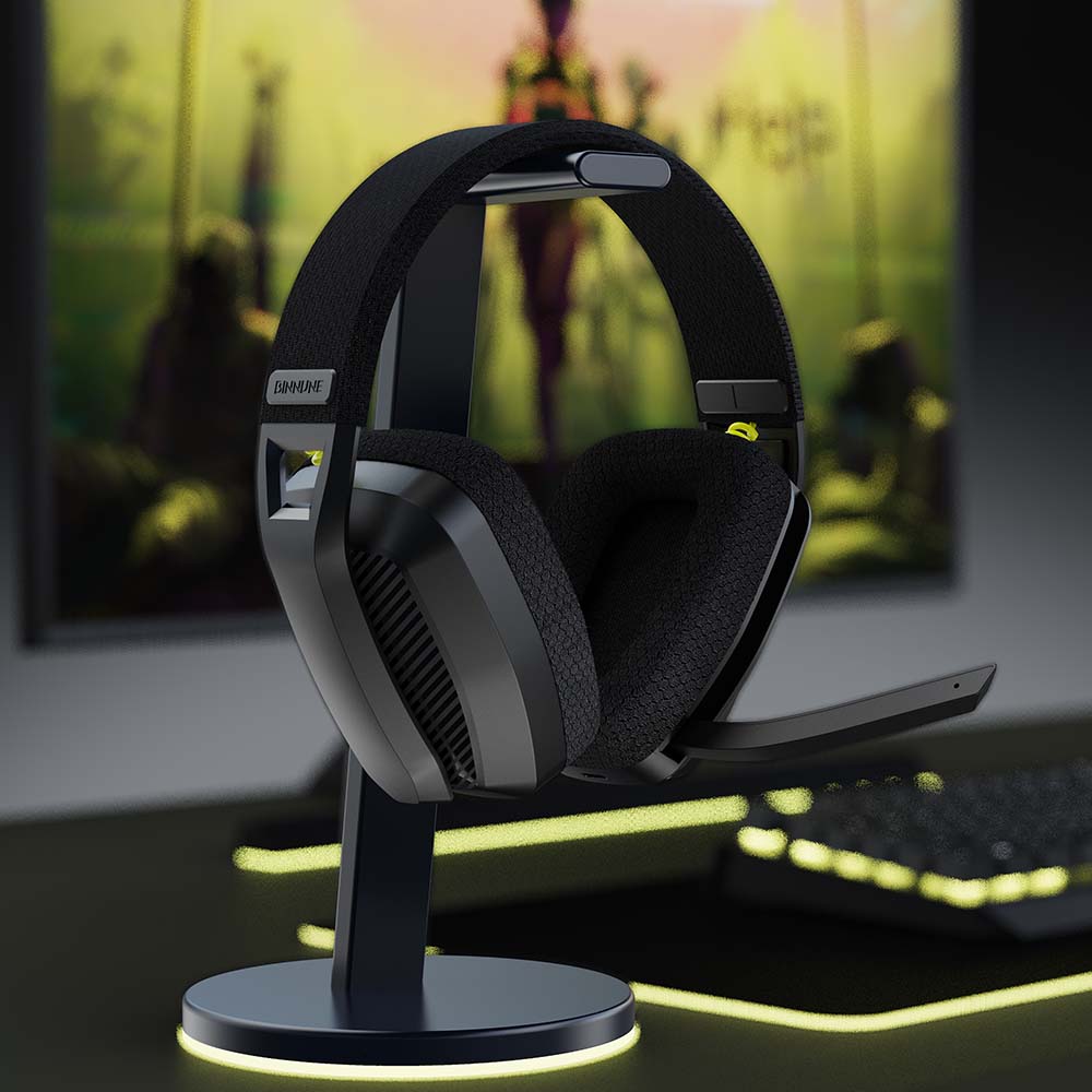 [APP/Moedas R$ 45] Headset Gamer Sem Fio Binnune BW06, 2.4GHz e Bluetooth 5.3