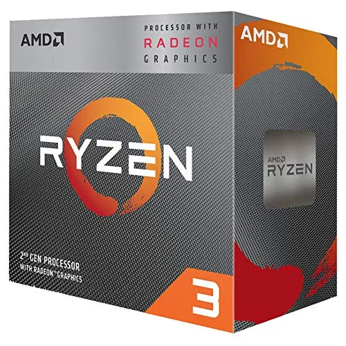 Processador AMD Ryzen 3 3200G 4-Core Unlocked Desktop Processor with Radeon Graphics