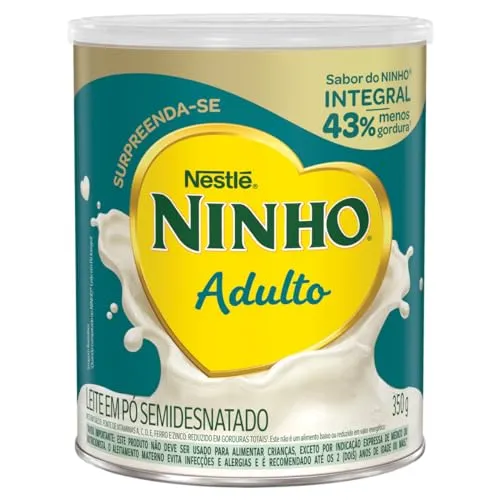 [REC / +Por- R$13,84] Leite Pó Semidesnatado Ninho Adulto Lata 350g
