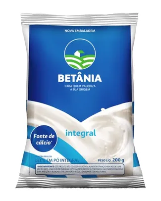 [Rec/+por - R$6,74] Betânia - Leite em Pó Integral 200g