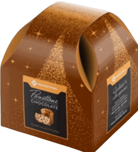 Panettone com Gotas de Chocolate Member&apos;s Mark Caixa 1kg