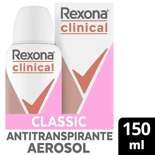 [LV02] Antitranspirante Aerosol Rexona Clinical Classic 150ml