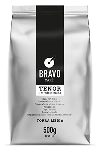 Bravo Café Café Tenor [Nota 83] Torrado E Moído Frutas Vermelhas 500G Pacote De 1