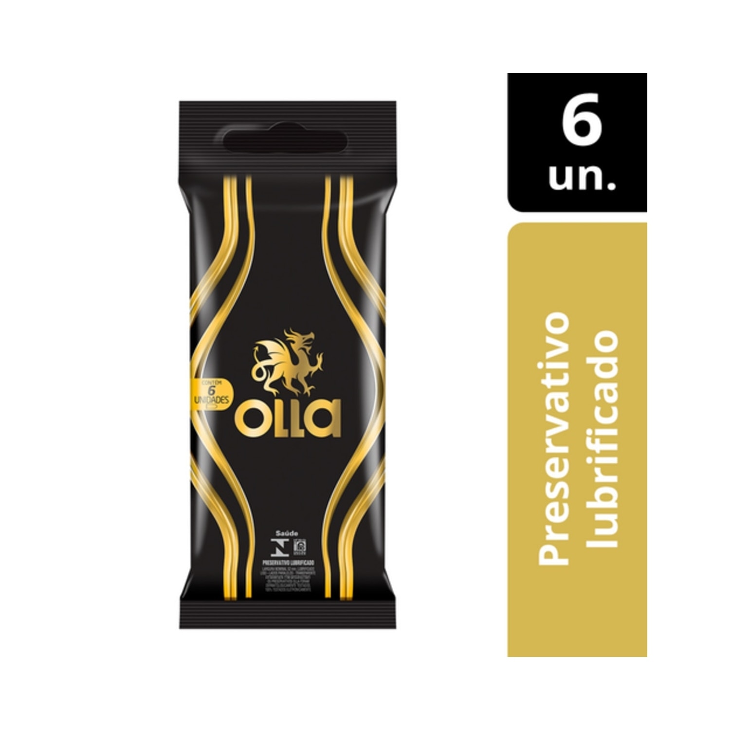 Preservativo Olla Lubrificado 6 Unidades