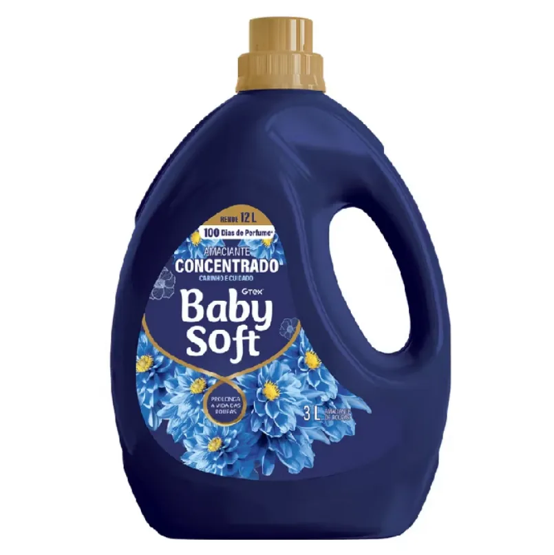 Amaciante Concentrado Baby Soft Carinho e Cuidado - 3L