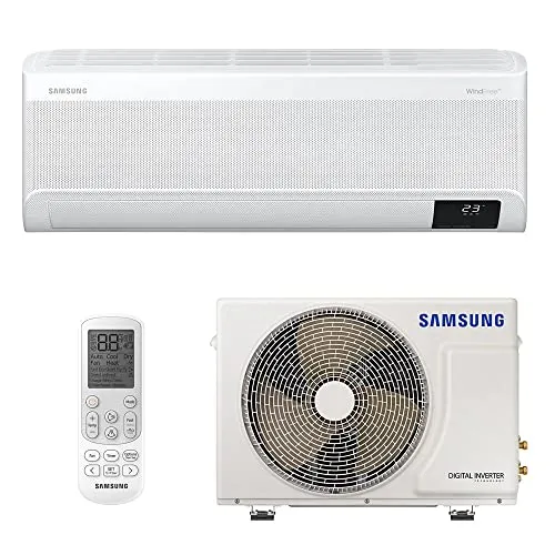 Ar-condicionado Split Inverter 12000 Btus Samsung Windfree High Wall Só Frio Ar12avhabwknaz 220v