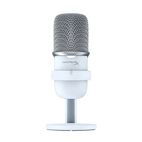 HyperX, 519T2AA, SoloCast USB WHT Microphone, Branco