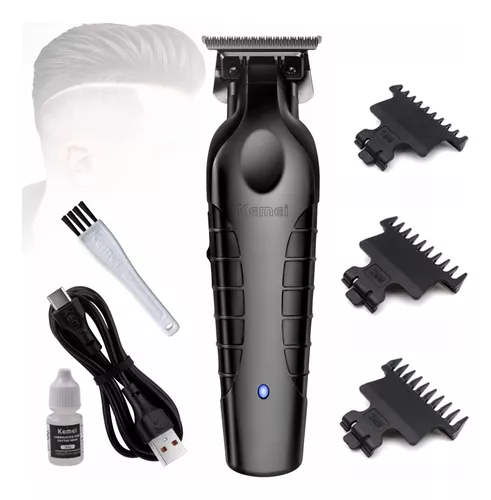 Máquina De Acabamento Kemei Km 2299 Sem Fio E Recarregável