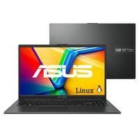 Notebook Asus Vivobook Go 15 E1504fa AMD Ryzen 5-7520u, 16GB RAM, SSD 512GB, Tela 15.6" LED FHD, Linux Keepos, Black - Nj1288