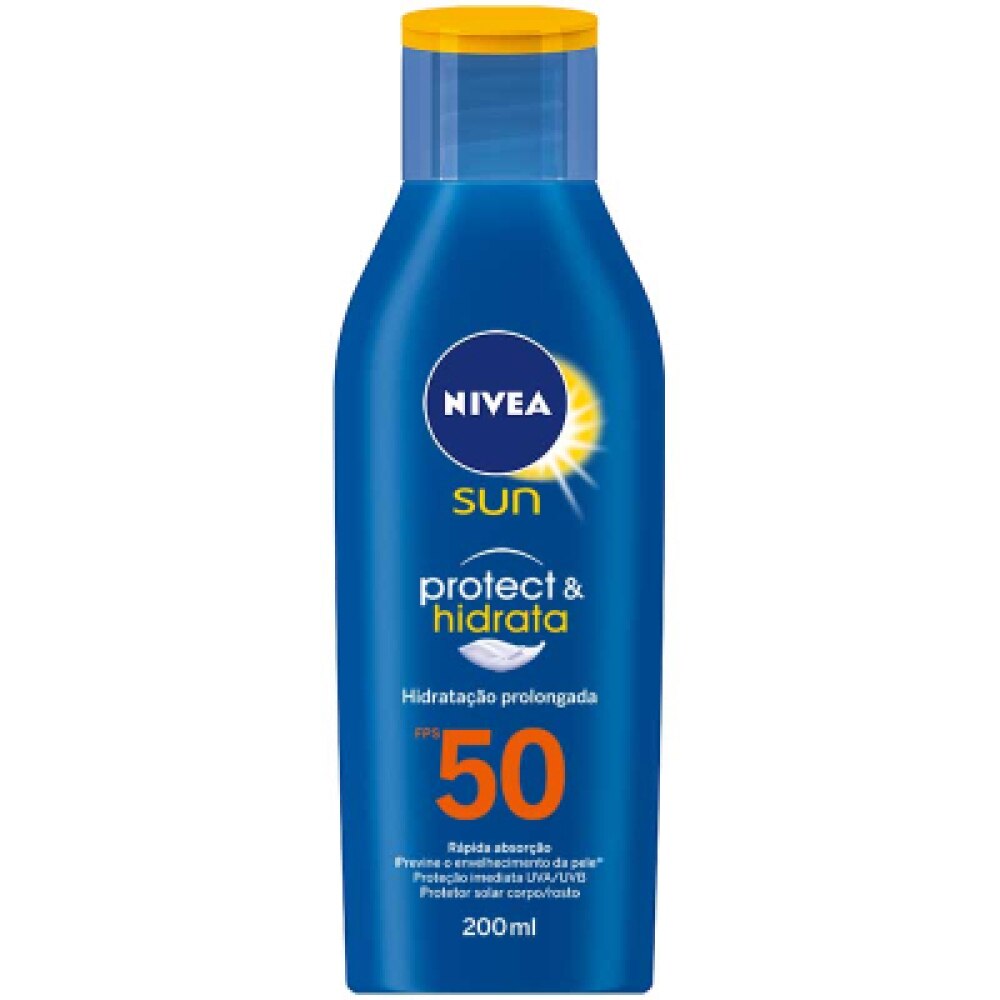 Protetor Solar Nivea Sun Protect & Hidrata FPS50 200ml
