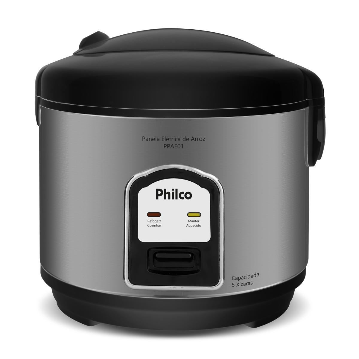 [Outlet] Panela de Arroz Elétrica Philco 5 Xícaras 1,6L PPAE01