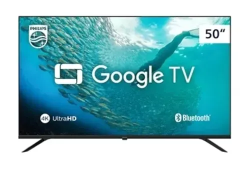 Smart TV LCD LED 50" Philips 50PUG7019/78 4K UHD - Quad Core, com Wi-Fi, Bluetooth, 3 HDMI, 2 USB