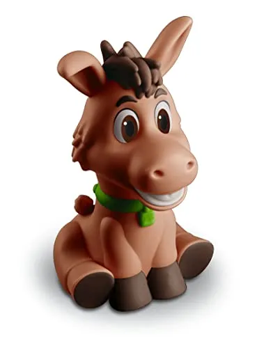 [+ por - R$ 13,41] Coleção Bichinhos, Vinil, Burrinho, Colorido, Levemente Perfumado