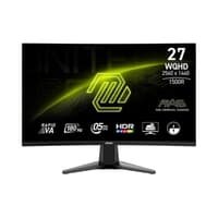 Monitor Gamer Curvo MSI MAG 27CQ6F, 27 WQHD, VA, HDR, 180Hz, 0.5ms, DP e HDMI, Curva 1500R, Preto - 9S6-3CD91M-001
