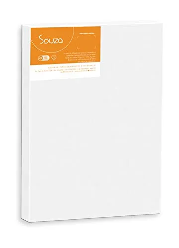 Tela De Pintura, Souza & Cia, 8106, 24x30cm,Branco