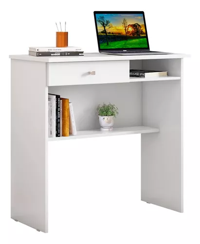 Escrivaninha Computador X Estudo Home Office Mesa Branco