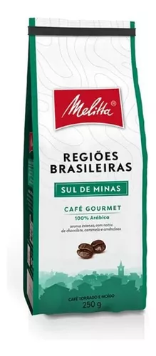[Regional] Café Melitta Regiões Brasileiras Sul De Minas 250g Com 18 Unidades