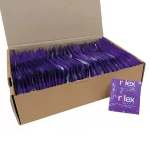 [R$0,34 cada] Camisinha Preservativo Lubrificado Rilex Uva 144 Unidades