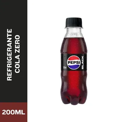 [ REGIONAL ] Refrigerante Zero Açúcar Pepsi Black Garrafa 200ml