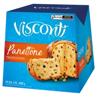 [LEVE 3 UN. 6,33 cada] Panettone Tradicional Visconti 400g